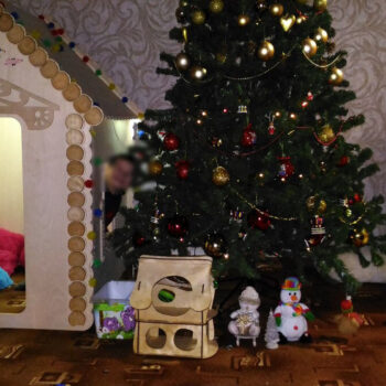 Intra απο ξύλο plywood 3mm-4mm πάχος - Πρότυπο ξύλινων εξοχικών σπιτιών Δίασταση 30x30 cm Intraeaxys-67wlp0l1 - Image 1