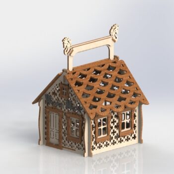 Intra απο ξύλο plywood 3mm-4mm πάχος - Candy House Δίασταση 40x50 cm Intraeaxys-yon0r4y7 - Image 1