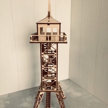 Intra απο ξύλο plywood 3mm-4mm πάχος - Στρατιωτικός Πύργος Παρατήρησης 3d ξύλινο μοντέλο Δίασταση 30x30 cm Intraeaxys-6o3y6q37 - Image 1