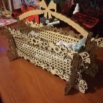 Intra απο ξύλο plywood 3mm-4mm πάχος - Διακοσμητικό Καλάθι 3mm Δίασταση 30x30 cm Intraeaxys-ro6ymkn7 - Image 1