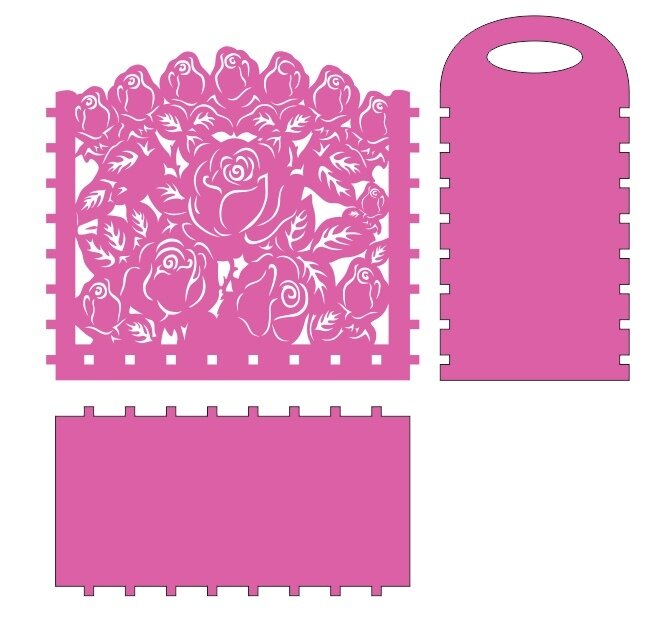 Intra απο ξύλο plywood 3mm-4mm πάχος - Ξύλινο διακοσμητικό κουτί λουλουδιών Δίασταση 30x30 cm Intraeaxys-6o3yjmr7