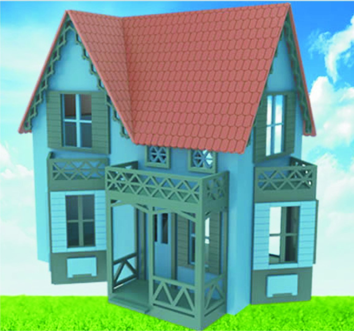 Intra απο ξύλο plywood 3mm-4mm πάχος - Κουκλόσπιτο Betsy Hagar 4mm Δίασταση 30x30 cm Intraeaxys-6o3y0qp7