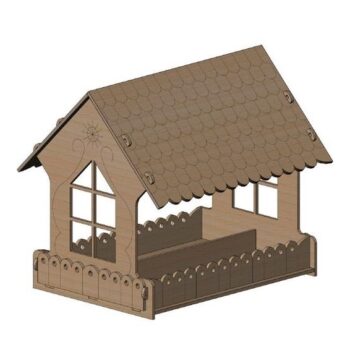 Intra απο ξύλο plywood 3mm-4mm πάχος - Πρότυπο υπόστεγου Δίασταση 30x30 cm Intraeaxys-6o3y02p7 - Image 1