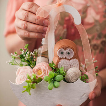 Intra απο ξύλο plywood 3mm-4mm πάχος - Κόντρα πλακέ Καλάθι Καραμέλας Ομπρέλα Δίασταση 30x30 cm Intraeaxys-voq24njo - Image 1