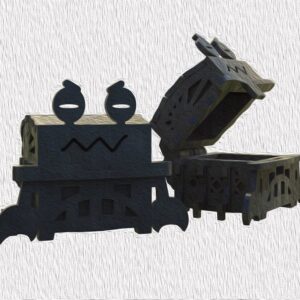 Intra απο ξύλο plywood 3mm-4mm πάχος - Κουτί Ξύλινο Σχήμα Καβούρι 4mm Δίασταση 30x30 cm Intraeaxys-ro6y3nm7