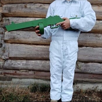 Intra απο ξύλο plywood 3mm-4mm πάχος - PPSh-41 Submachine Gun 3D Ξύλινο παζλ Δίασταση 30x30 cm Intraeaxys-m1d64md7 - Image 1