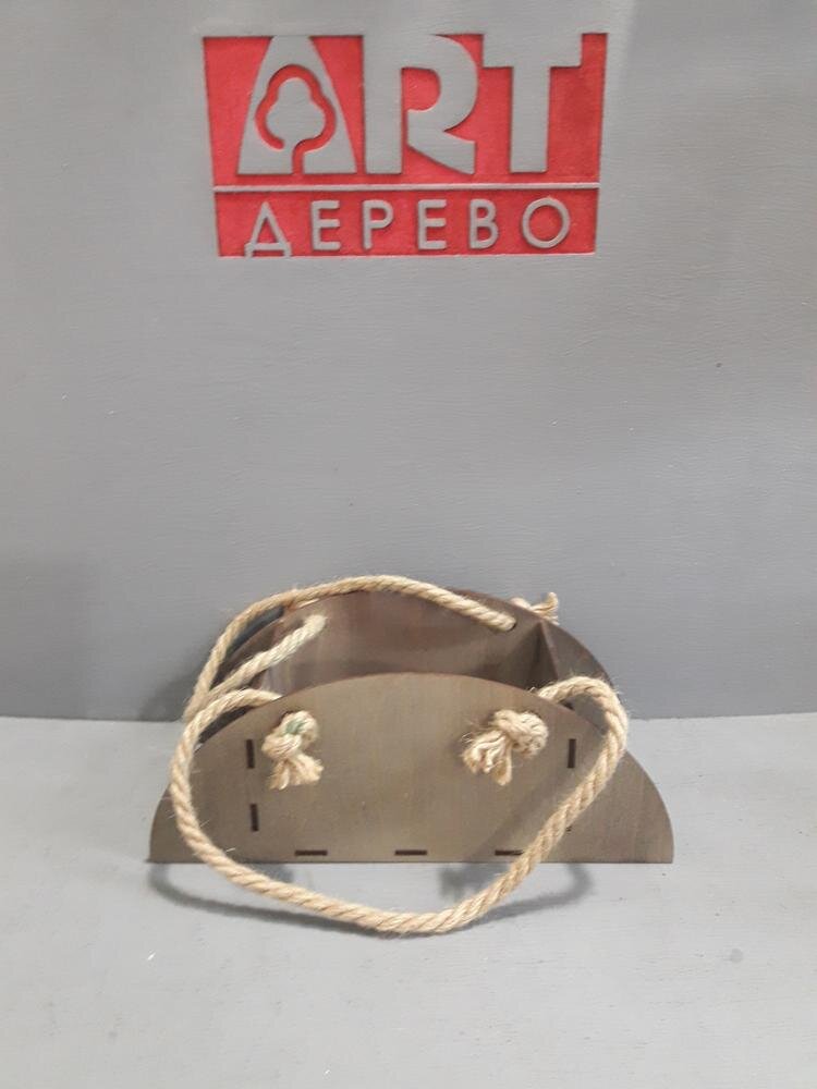 Intra απο ξύλο plywood 3mm-4mm πάχος - Διακοσμητικό καλάθι λουλουδιών Δίασταση 30x30 cm Intraeaxys-eo4q8p97