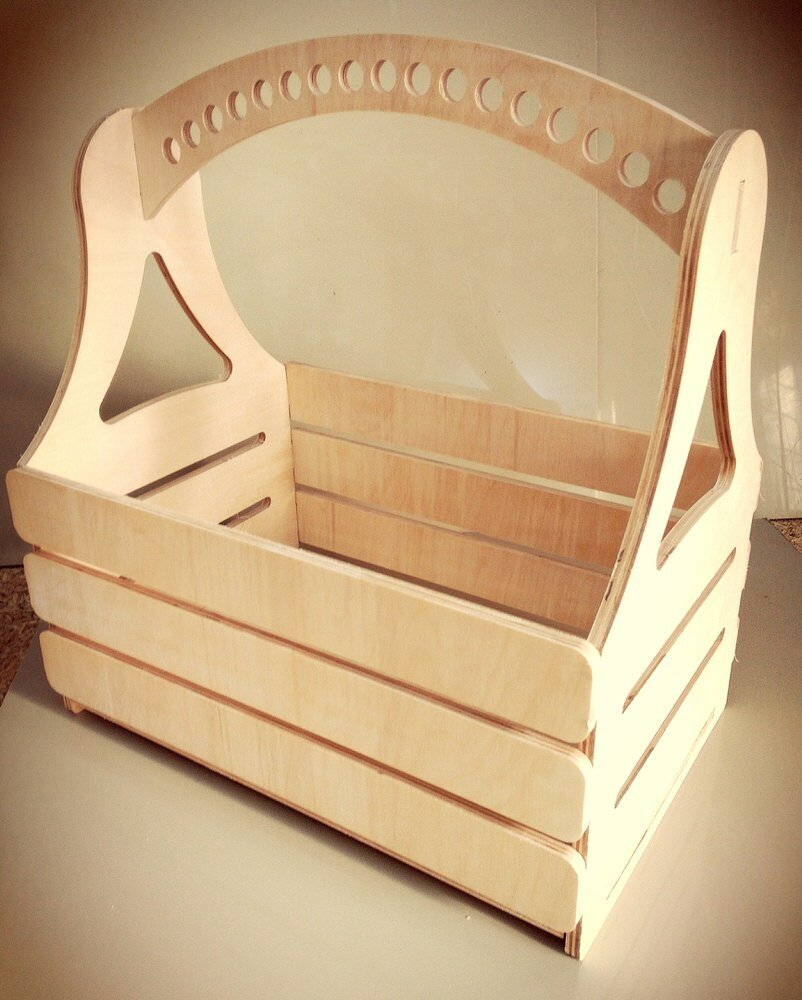 Intra απο ξύλο plywood 3mm-4mm πάχος - Καλάθι Δίασταση 30x30 cm Intraeaxys-qommr68o