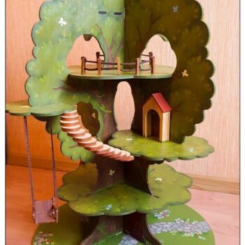 Intra απο ξύλο plywood 3mm-4mm πάχος - Κιτ Μοντέλων Tree House Δίασταση 40x50 cm Intraeaxys-joedkq81 - Image 1