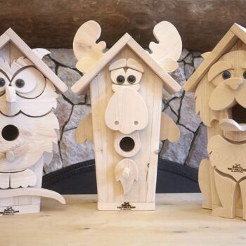 Intra απο ξύλο plywood 3mm-4mm πάχος - Πρότυπο Birdhouse Δίασταση 40x50 cm Intraeaxys-yon06yg7 - Image 1