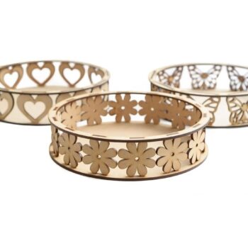 Intra απο ξύλο plywood 3mm-4mm πάχος - Διακοσμητικός Δίσκος Σχέδιο MDF Δίασταση 30x30 cm Intraeaxys-eoxlj3jo - Image 1