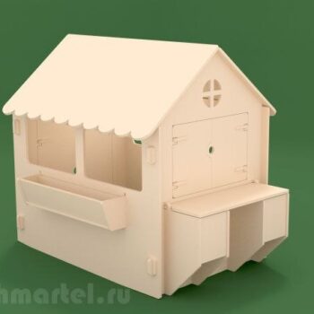 Intra απο ξύλο plywood 3mm-4mm πάχος - Σπίτι Τέντα Δίασταση 40x50 cm Intraeaxys-eo2drl18 - Image 1