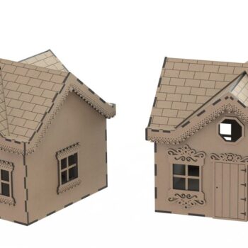 Intra απο ξύλο plywood 3mm-4mm πάχος - Κουτί σπιτιού Δίασταση 30x30 cm Intraeaxys-91jvep1m - Image 1