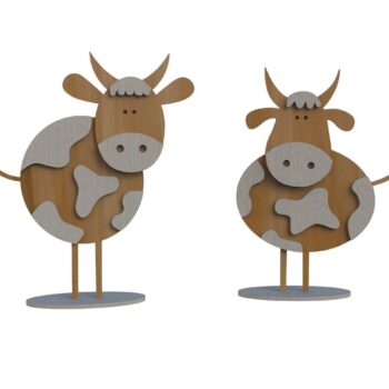 Intra απο ξύλο plywood 3mm-4mm πάχος - Παιδικό Παιχνίδι Ξύλινο Ειδώλιο Ταύρου 4mm Δίασταση 30x30 cm Intraeaxys-p7ymkm27 - Image 1