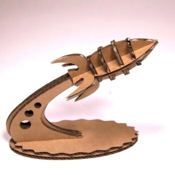 Intra απο ξύλο plywood 3mm-4mm πάχος - Αρχείο PDF Blast Off Rocket Toy Δίασταση 30x30 cm Intraeaxys-r1z2kvn1 - Image 3