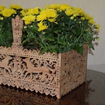 Intra απο ξύλο plywood 3mm-4mm πάχος - Περίπλοκο αρχείο PDF Fretwork Basket Δίασταση 30x30 cm Intraeaxys-p7yvnz7q - Image 1