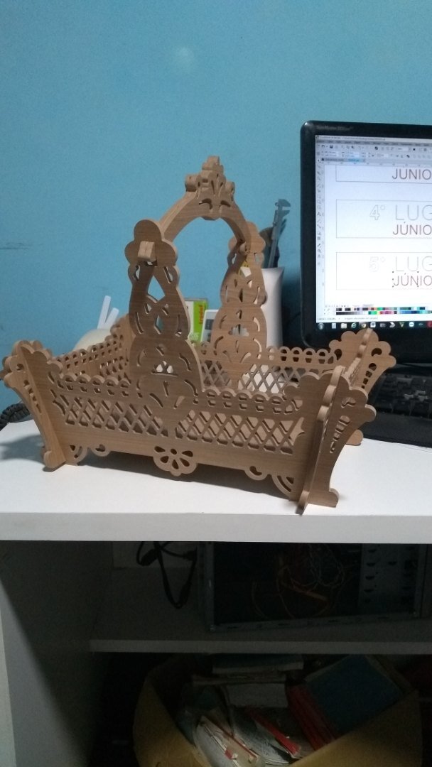 Intra απο ξύλο plywood 3mm-4mm πάχος - Fruits Basket Scroll Saw Pattern File PDF Δίασταση 30x30 cm Intraeaxys-r7v0r5od