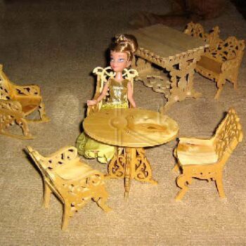 Intra απο ξύλο plywood 3mm-4mm πάχος - Έπιπλα μίνι κουκλόσπιτου Δίασταση 30x30 cm Intraeaxys-zo9gww7k - Image 1