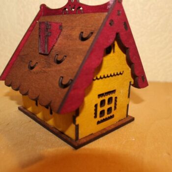 Intra απο ξύλο plywood 3mm-4mm πάχος - Σχέδια CNC σπιτιών Δίασταση 30x30 cm Intraeaxys-voqq5jo2 - Image 1