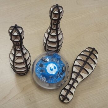 Intra απο ξύλο plywood 3mm-4mm πάχος - Καρφίτσες μπόουλινγκ από κόντρα πλακέ Δίασταση 30x30 cm Intraeaxys-lopqj2k7 - Image 1