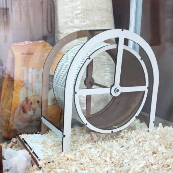Intra απο ξύλο plywood 3mm-4mm πάχος - Τροχός χάμστερ Δίασταση 30x30 cm Intraeaxys-eo4q2zg7 - Image 1