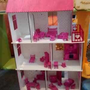 Intra απο ξύλο plywood 3mm-4mm πάχος - Κουκλόσπιτο 981 MELBA DOMENECH.dxf Δίασταση 30x30 cm Intraeaxys-x0789j15