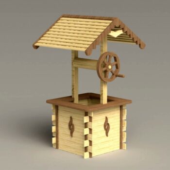 Intra απο ξύλο plywood 3mm-4mm πάχος - Well 3D μοντέλο 4mm Δίασταση 30x30 cm Intraeaxys-d1lvywyo - Image 1