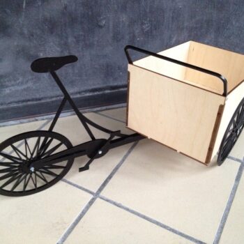 Intra απο ξύλο plywood 3mm-4mm πάχος - Ποδήλατο Christiania Δίασταση 30x30 cm Intraeaxys-yon0y5x7 - Image 3