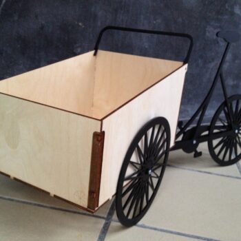 Intra απο ξύλο plywood 3mm-4mm πάχος - Ποδήλατο Christiania Δίασταση 30x30 cm Intraeaxys-yon0y5x7 - Image 4