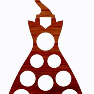 Intra απο ξύλο plywood 3mm-4mm πάχος - Πρότυπο κρεμάστρας ξύλινων κασκόλ Δίασταση 30x30 cm Intraeaxys-joedvm81