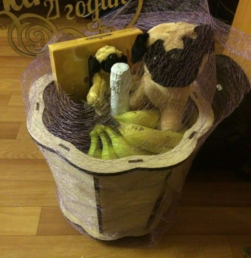 Intra απο ξύλο plywood 3mm-4mm πάχος - Ξύλινο καλάθι δώρων Δίασταση 30x30 cm Intraeaxys-e1gklm8o