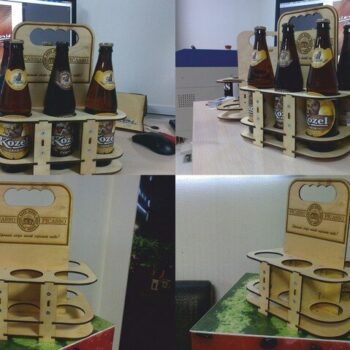 Intra απο ξύλο plywood 3mm-4mm πάχος - Πιείτε το Caddy με τη λαβή Δίασταση 30x30 cm Intraeaxys-lopq0n67 - Image 1