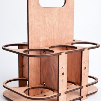 Intra απο ξύλο plywood 3mm-4mm πάχος - Θήκη μπύρας 6 συσκευασιών Δίασταση 30x30 cm Intraeaxys-d1lvqwxo - Image 3