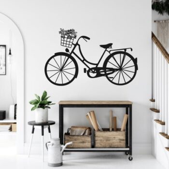 Intra απο ξύλο plywood 3mm-4mm πάχος - Διακόσμηση τοίχου ποδηλάτου Δίασταση 30x30 cm Intraeaxys-078yxeno - Image 1