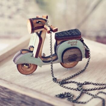 Intra απο ξύλο plywood 3mm-4mm πάχος - Ξύλινο σκούτερ Vespa Δίασταση 30x30 cm Intraeaxys-d1lvkyyo - Image 1