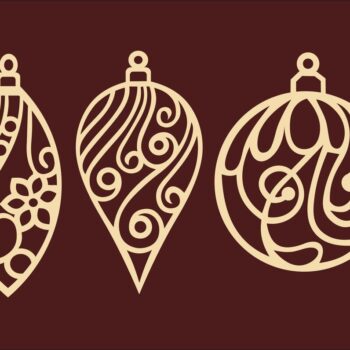 Intra απο ξύλο plywood 3mm-4mm πάχος - Χριστουγεννιάτικα στολίδια που κρέμονται για το δέντρο Δίασταση 10x10 cm Intraeaxys-voq296eo - Image 1