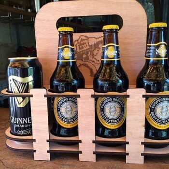 Intra απο ξύλο plywood 3mm-4mm πάχος - θήκη μπύρας 8 πακέτο Δίασταση 20x20 cm Intraeaxys-pok2kjoj - Image 1