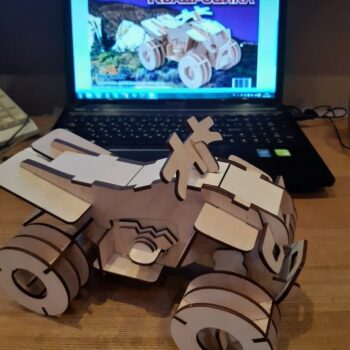 Intra απο ξύλο plywood 3mm-4mm πάχος - Quad Bike 3mm Δίασταση 30x30 cm Intraeaxys-eo4qkkw7 - Image 1