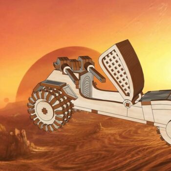 Intra απο ξύλο plywood 3mm-4mm πάχος - Ξύλινο παιχνίδι Dune II Raider Trike Δίασταση 30x30 cm Intraeaxys-m1d65de7 - Image 3