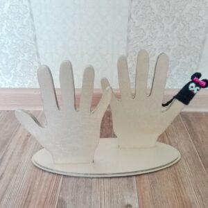 Intra απο ξύλο plywood 3mm-4mm πάχος - Βάση δακτύλων μαριονέτας Δίασταση 30x30 cm Intraeaxys-joedze81