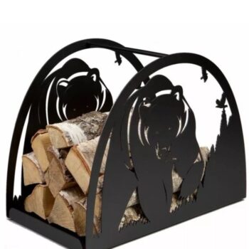 Intra απο ξύλο plywood 3mm-4mm πάχος - Bear Καυσόξυλα Βάση κούτσουρων με Laser Plasma Cut Δίασταση 30x30 cm Intraeaxys-voq24pqo - Image 1