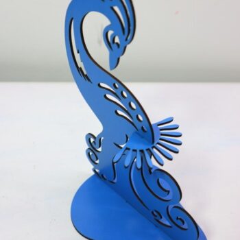 Intra απο ξύλο plywood 3mm-4mm πάχος - Θήκη χαρτοπετσέτας Peacock Δίασταση 30x30 cm Intraeaxys-r1z2lkm1 - Image 5