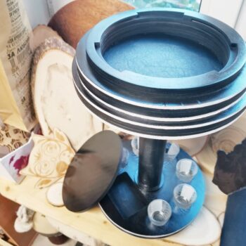 Intra απο ξύλο plywood 3mm-4mm πάχος - Μίνι μπαρ σε σχήμα αλτήρα Δίασταση 30x30 cm Intraeaxys-voq2e0qo - Image 5