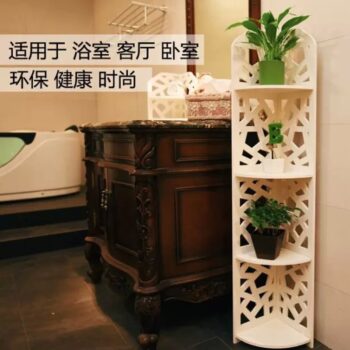 Intra απο ξύλο plywood 3mm-4mm πάχος - Γωνιακό ράφι οθόνης Δίασταση 30x30 cm Intraeaxys-lopqmxx7 - Image 1