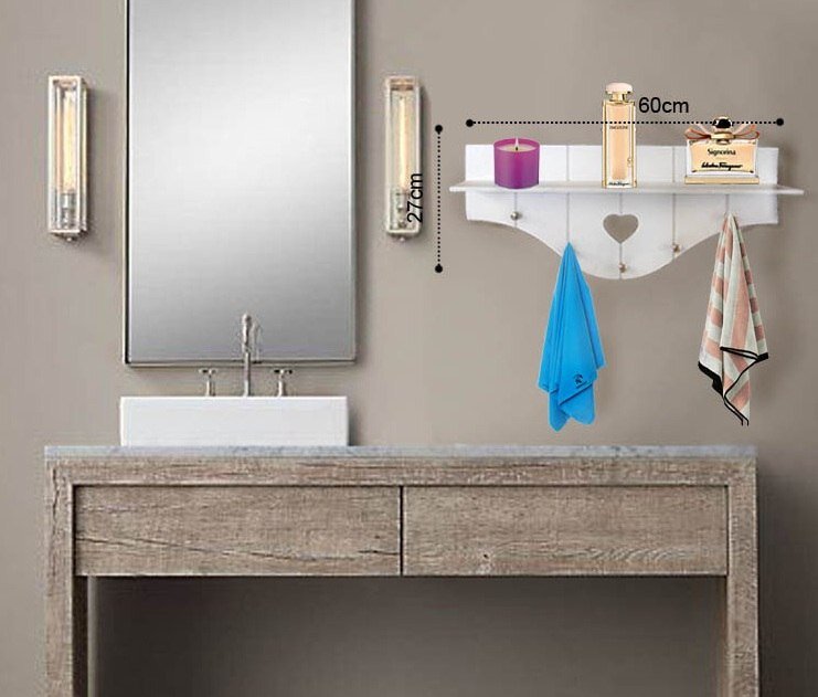 Intra απο ξύλο plywood 3mm-4mm πάχος - Ράφι μπάνιου Δίασταση 30x30 cm Intraeaxys-m1d0wd7k