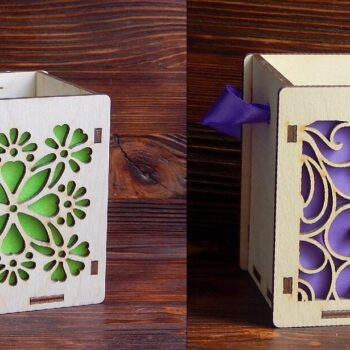 Intra απο ξύλο plywood 3mm-4mm πάχος - Πρότυπο ξύλινο διακοσμητικό κουτί δώρου Δίασταση 30x30 cm Intraeaxys-lopqdxk7 - Image 1