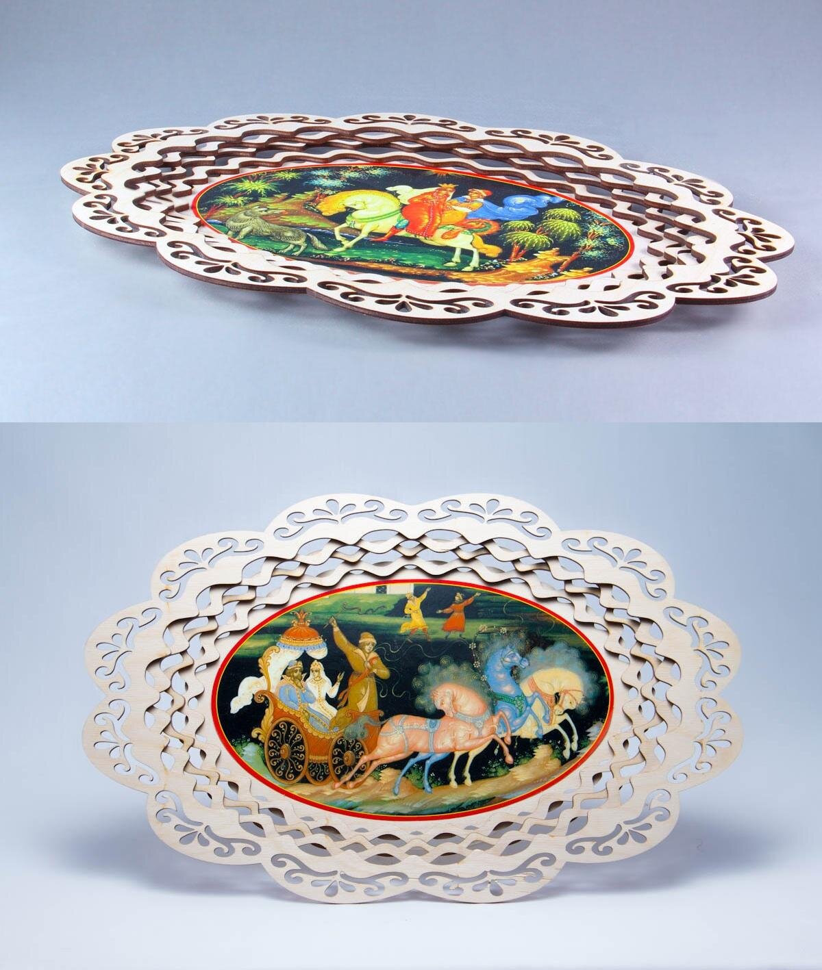 Intra απο ξύλο plywood 3mm-4mm πάχος - Ξύλινος δίσκος σοκολατένιο καλάθι καραμελών Δίασταση 30x30 cm Intraeaxys-51rr4m31