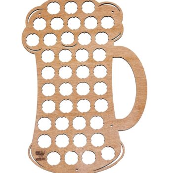 Intra απο ξύλο plywood 3mm-4mm πάχος - Θήκη καπακιού για μπουκάλια κούπας μπύρας Δίασταση 30x30 cm Intraeaxys-r7vmw8z7 - Image 1