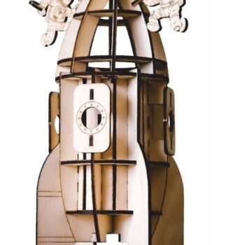 Intra απο ξύλο plywood 3mm-4mm πάχος - Στήριγμα μπύρας Rocket Model Δίασταση 30x30 cm Intraeaxys-joedg691 - Image 1