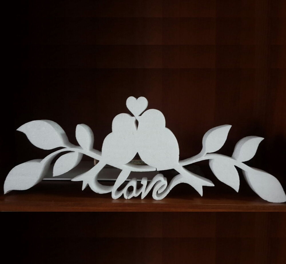 Intra απο ξύλο plywood 3mm-4mm πάχος - Love Birds Art Decor για την Ημέρα του Αγίου Βαλεντίνου Δίασταση 30x30 cm Intraeaxys-e1gk2gmo